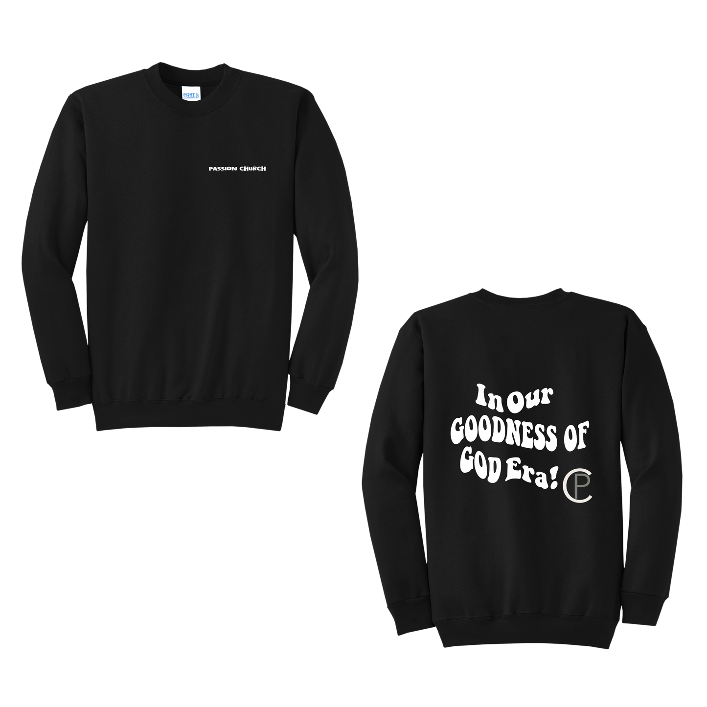 Passion Crew Neck Bubble Text