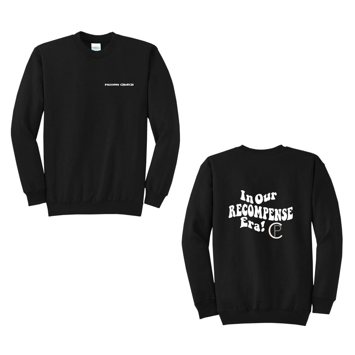 Passion Crew Neck Bubble Text