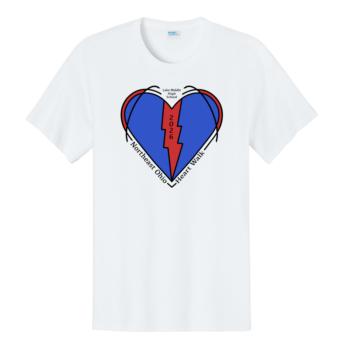 LMHS Heart Walk Fundraiser Tshirt