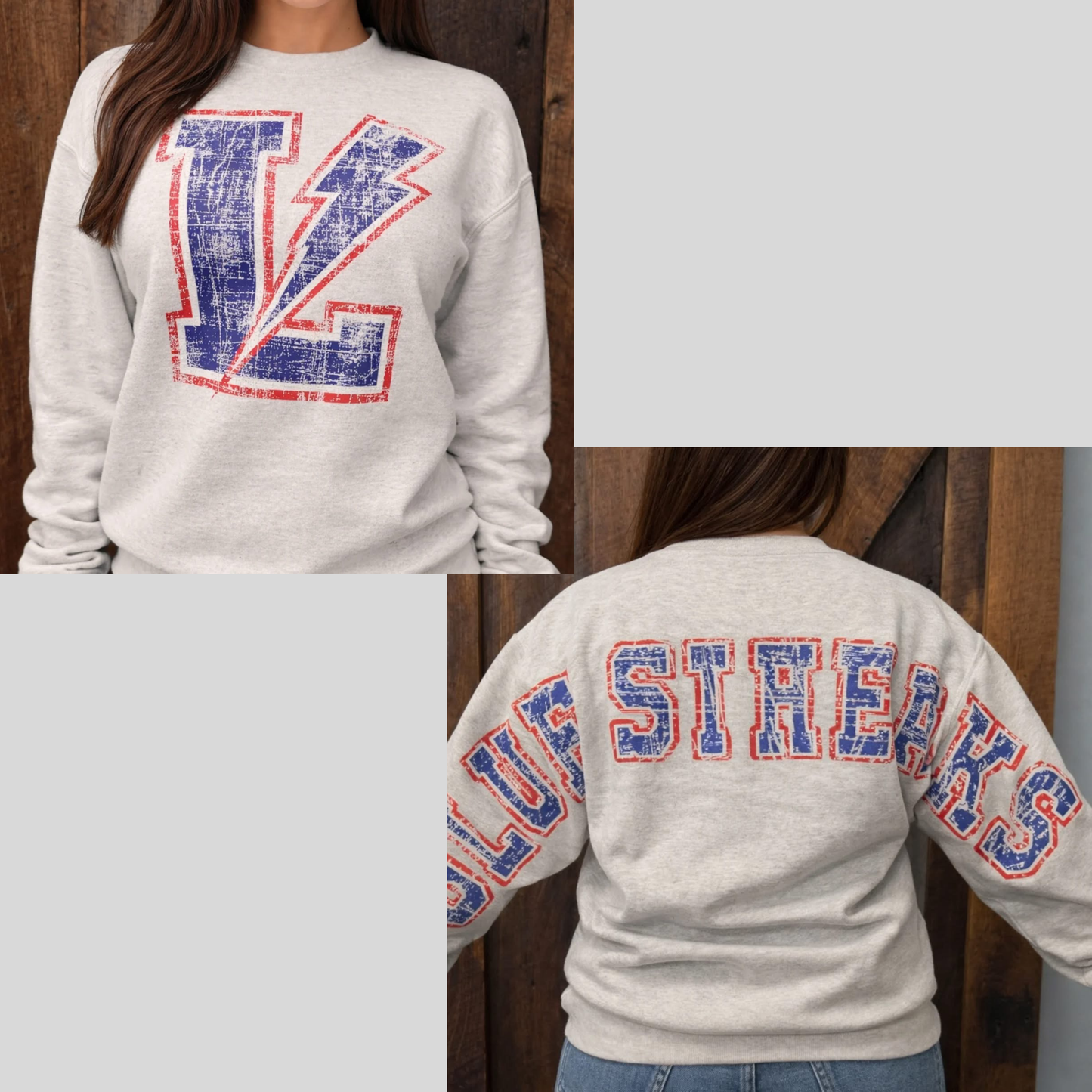 26 LYF Cheer Lake Distressed Crewneck