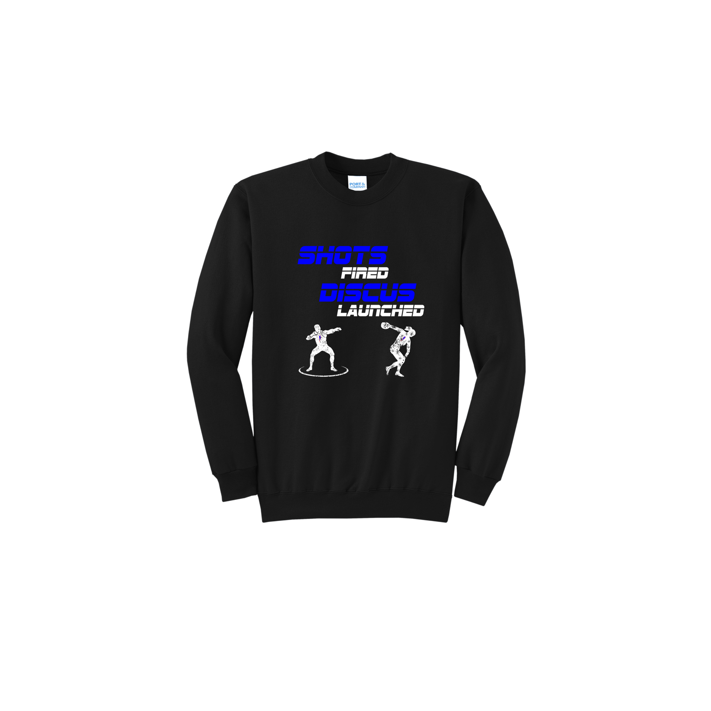 Throwing Shot and Disc Crewneck