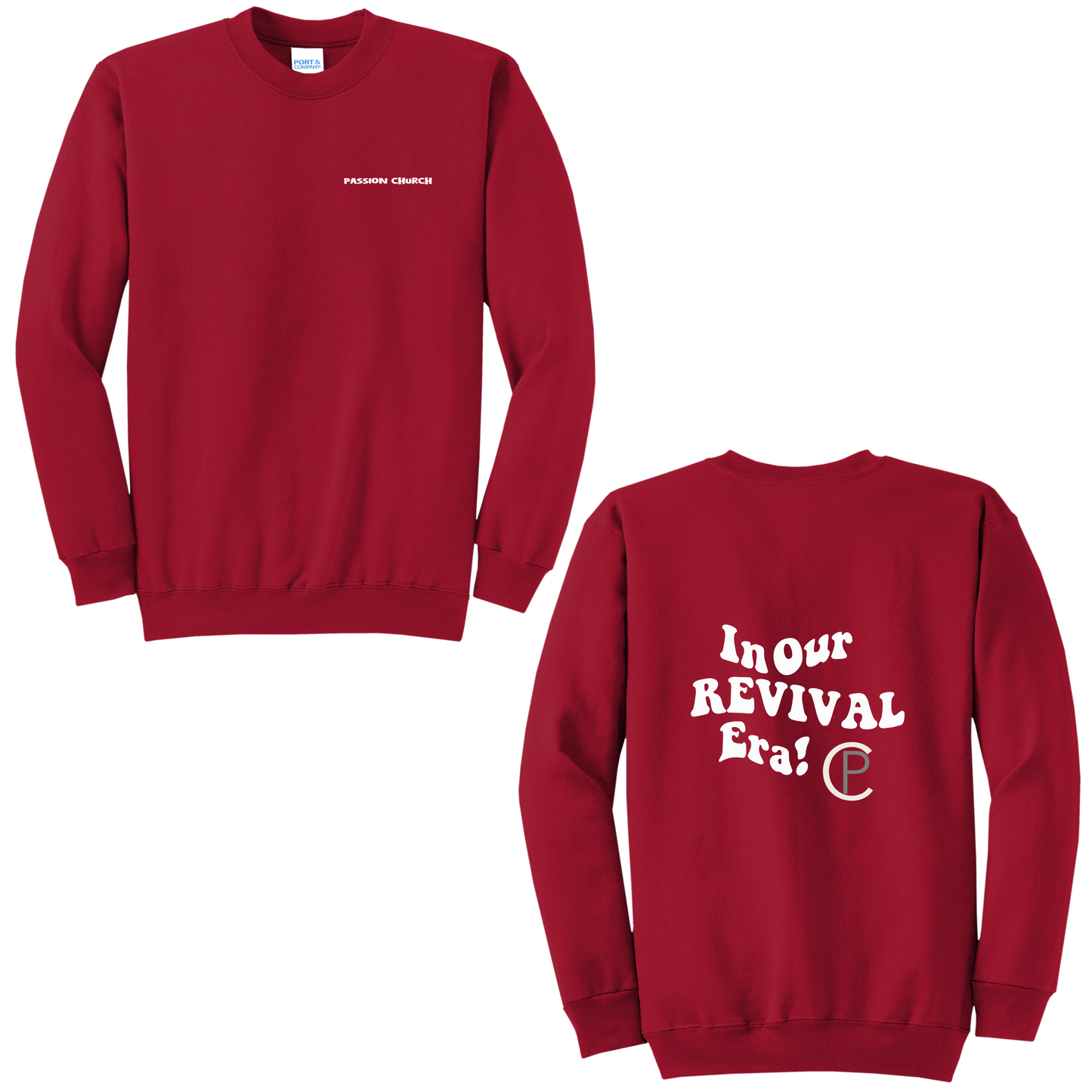 Passion Crew Neck Bubble Text