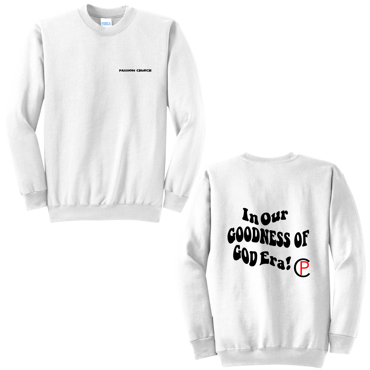 Passion Crew Neck Bubble Text