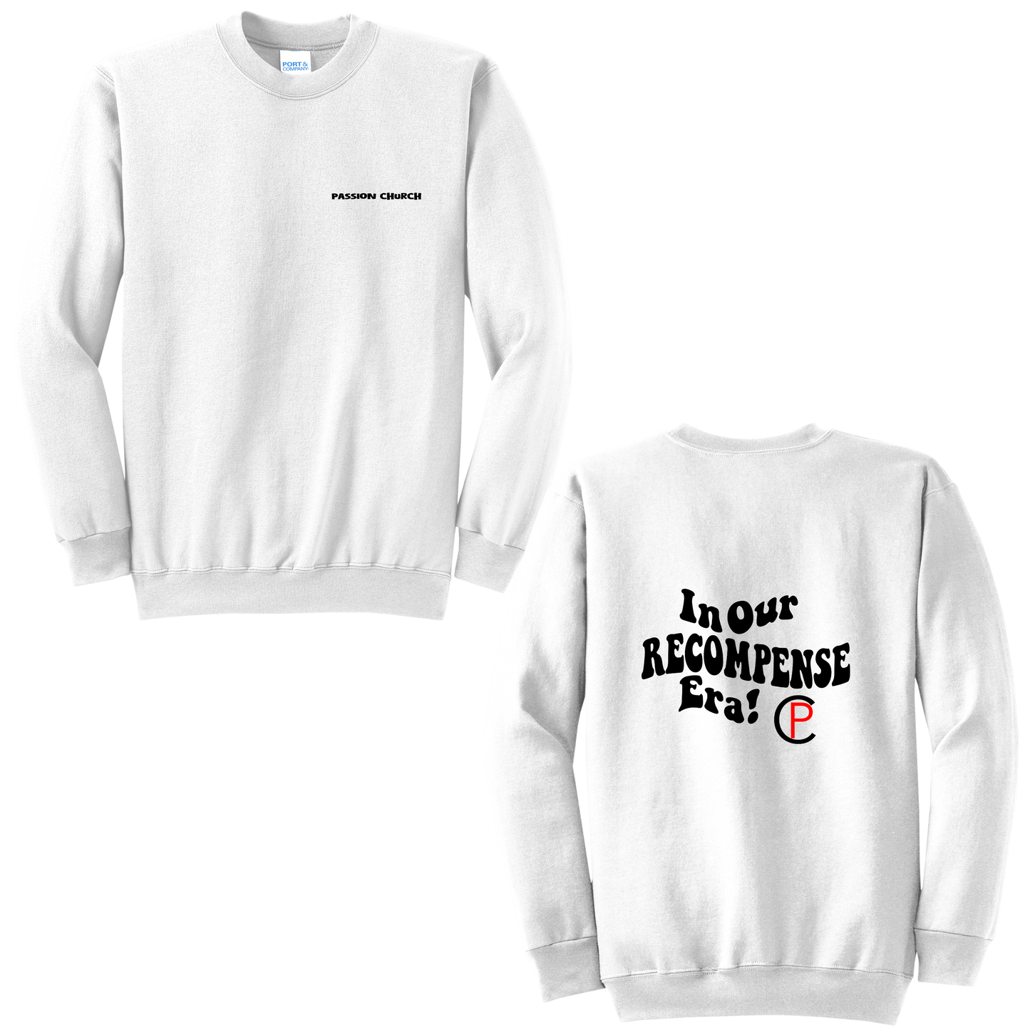 Passion Crew Neck Bubble Text