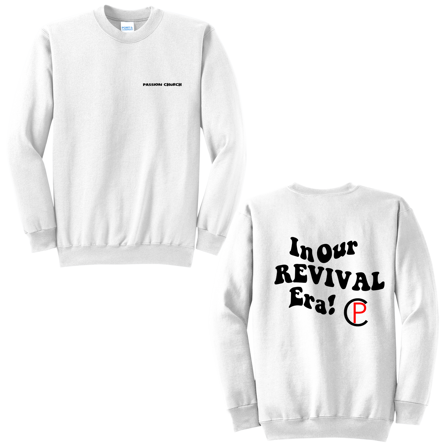 Passion Crew Neck Bubble Text