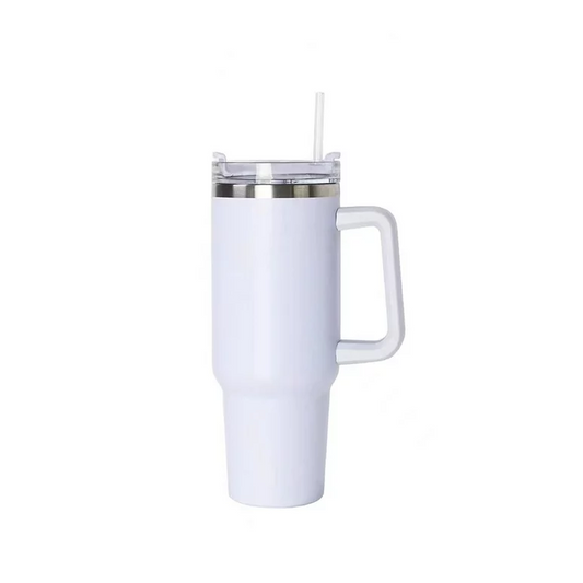 40oz White Sublimation Tumbler