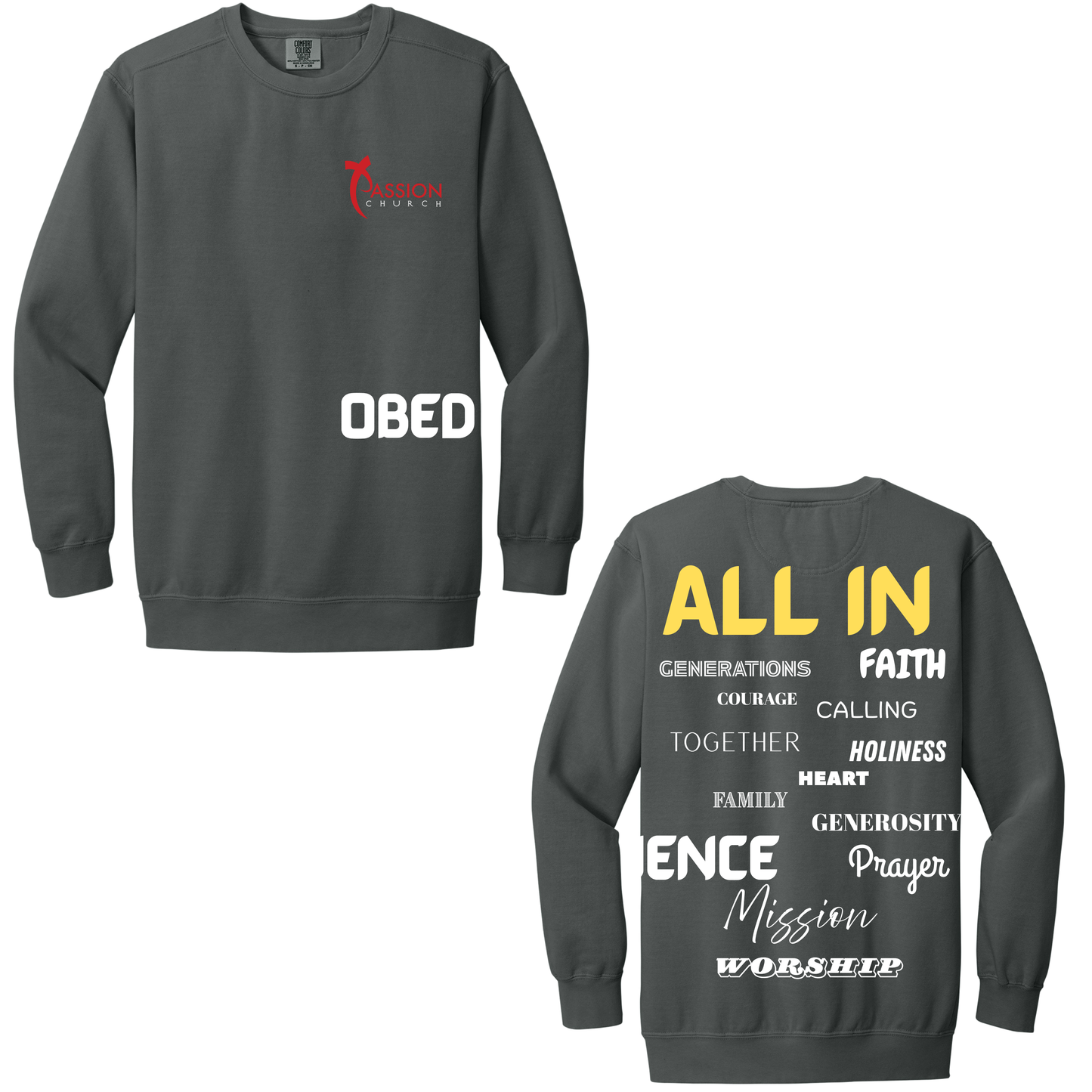 Passion Church Comfort Colors All In