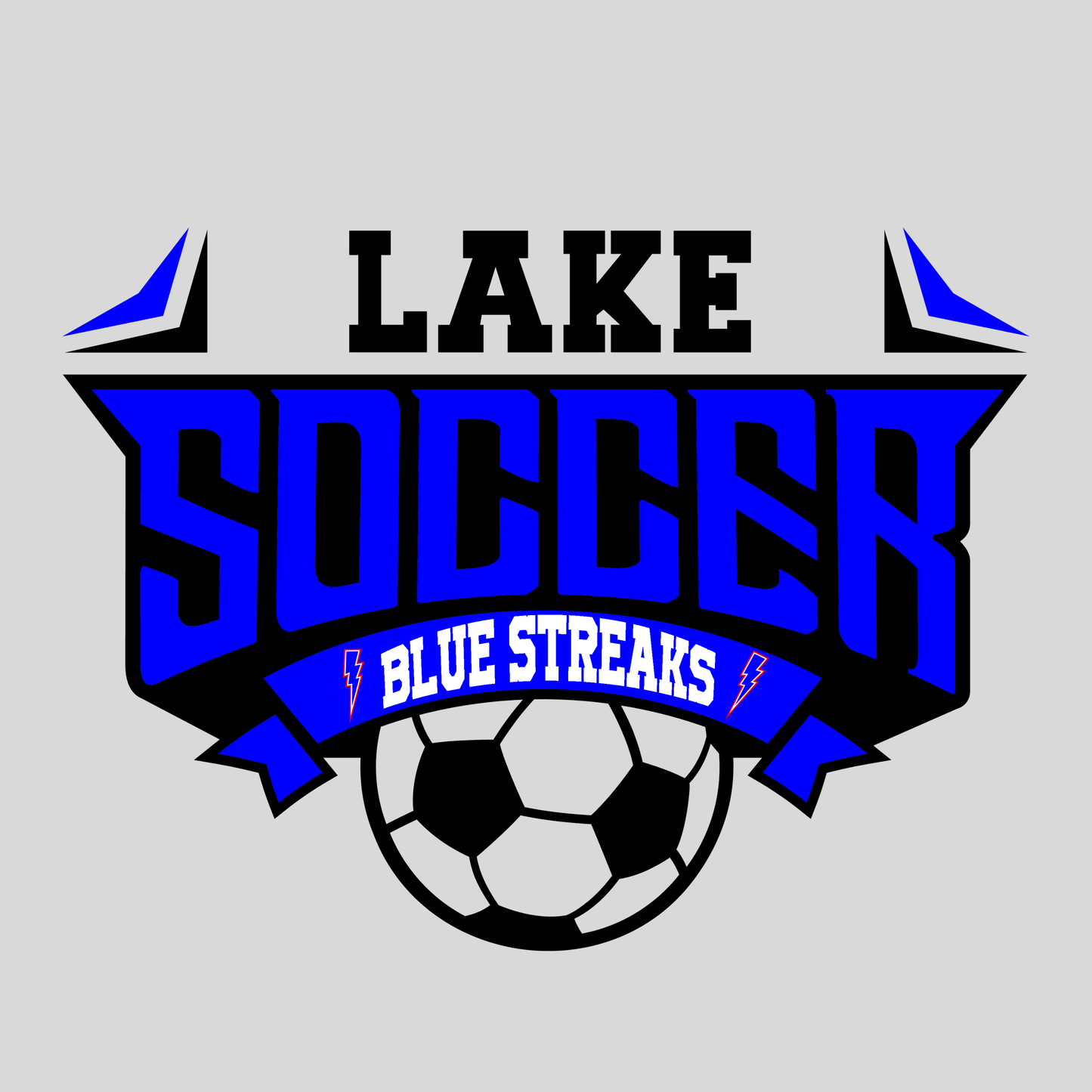 Lake HS Soccer - Big Soccer BlueBlack