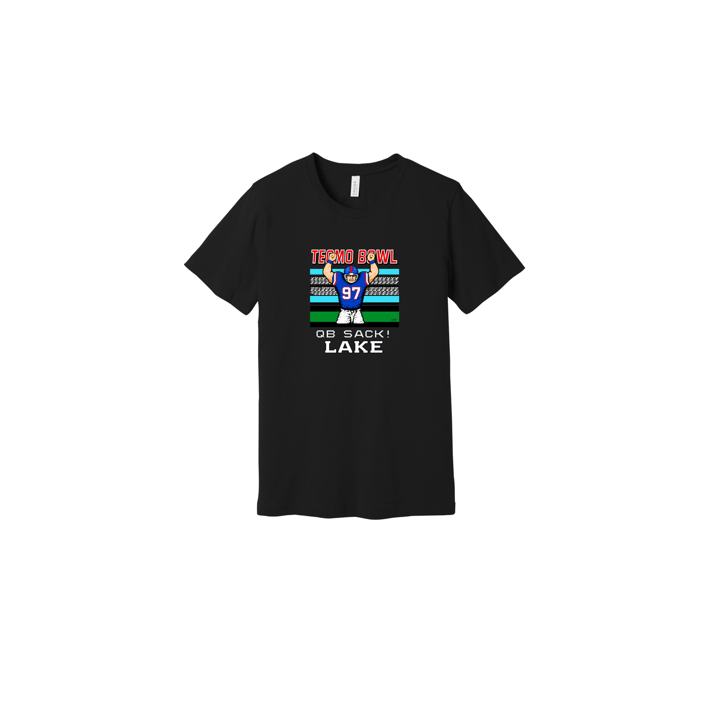 26 LYF Soft Bella+Canvas Retro Defense Logo Tshirt
