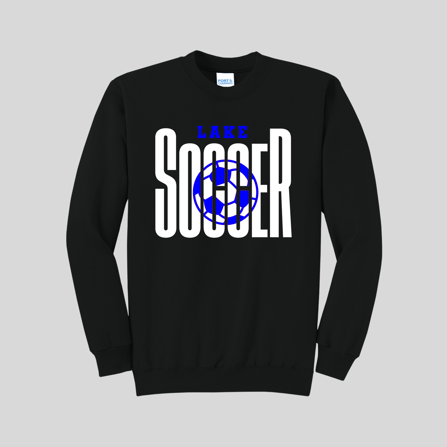 Lake HS Soccer - Soccer Ball BlueWhite