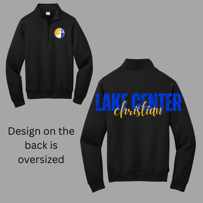 LCCS Lake Center Christian Oversized - Quarter Zip