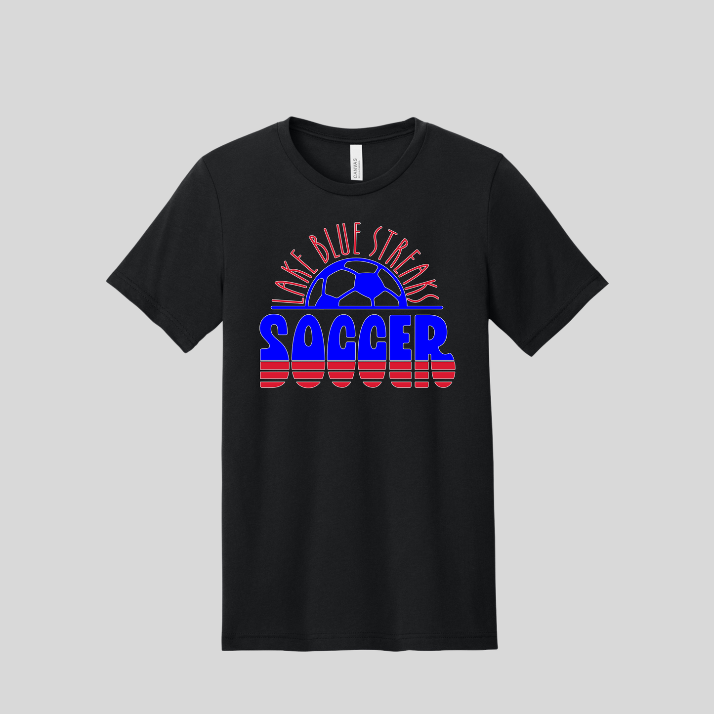 Lake HS Soccer - Retro Bubble