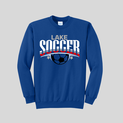 Lake HS Soccer - Striped Soccer Red