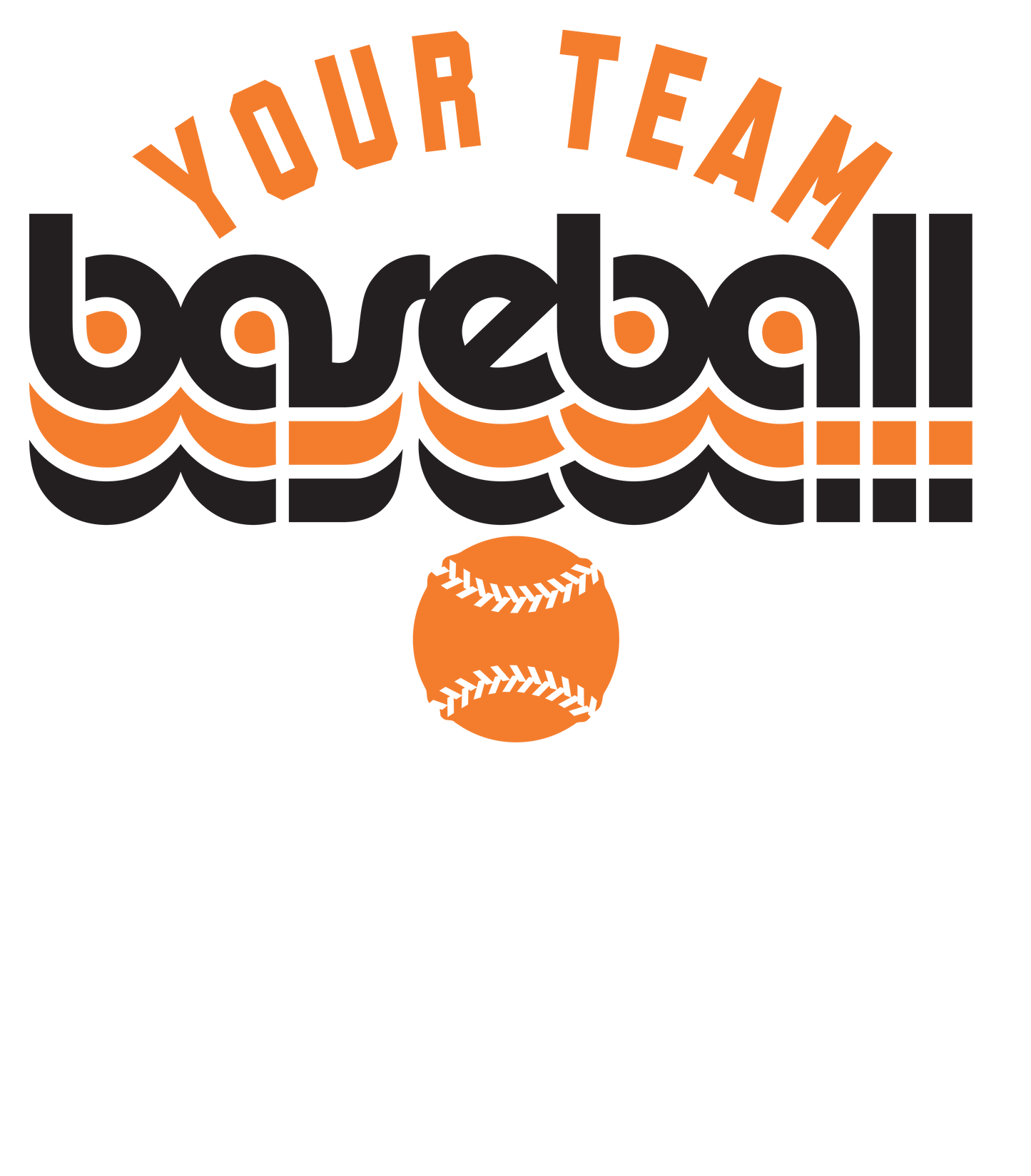 Ball Park Custom Retro Design