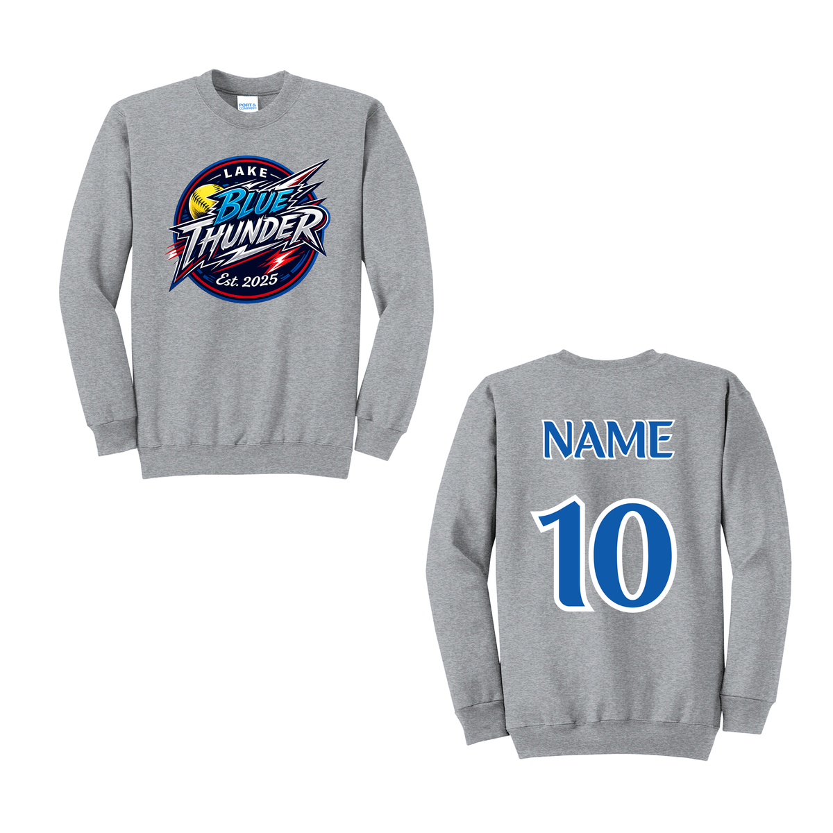 Lake Blue Thunder Crewneck – CFP Designs