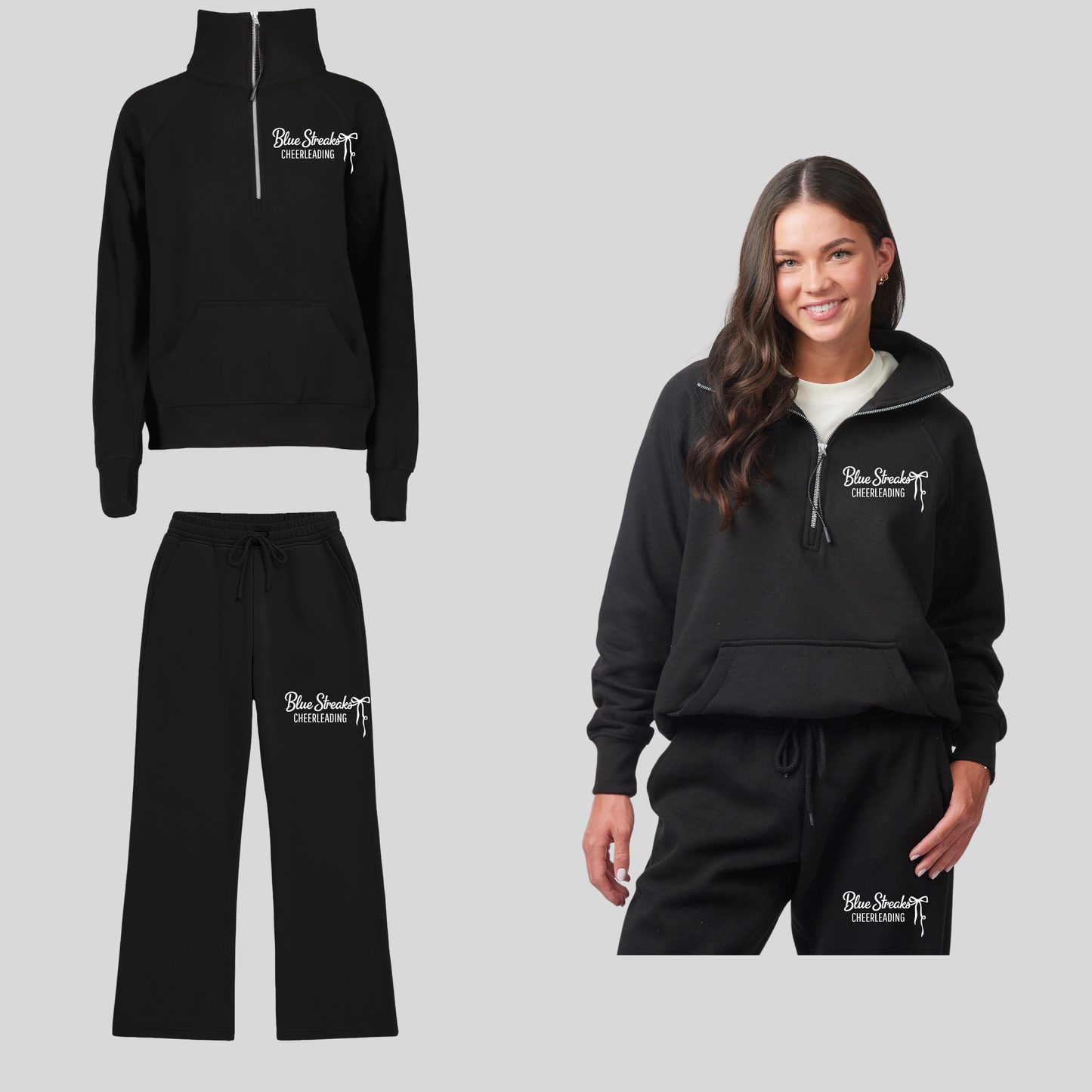 26 LYF Cheer Girls Womens Wide Leg Sweatpants