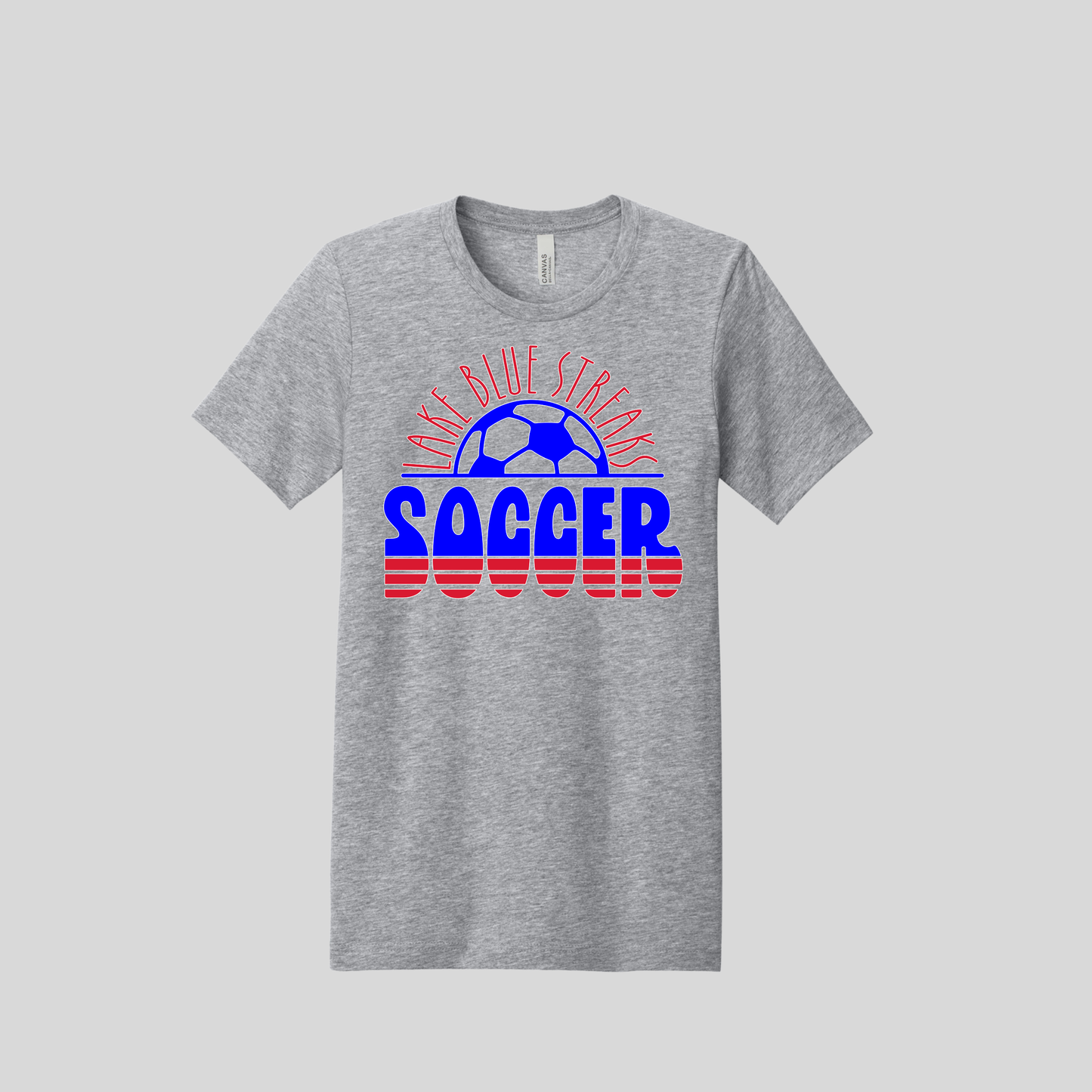 Lake HS Soccer - Retro Bubble