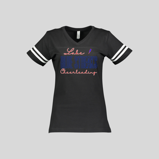 26 LYF Cheer Football Style Shirt Neon