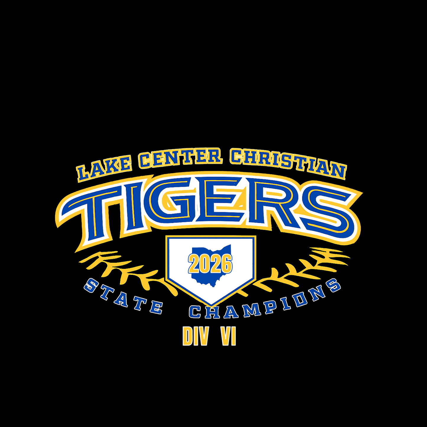 LCCS Baseball State Champs Tshirt - Alt Design