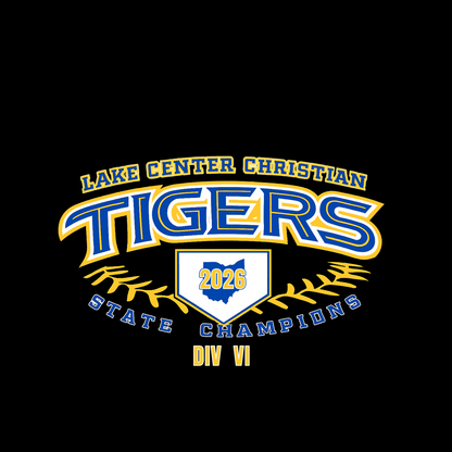 LCCS Baseball State Champs Tshirt - Alt Design