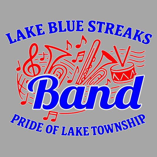 Lake Band Boosters Pride of Lake Twp Design