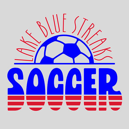 Lake HS Soccer - Retro Bubble