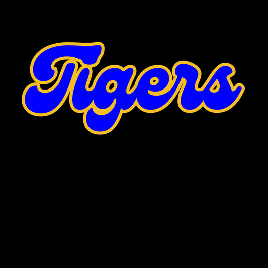 LCCS - Retro Bubble Tigers BlueGold