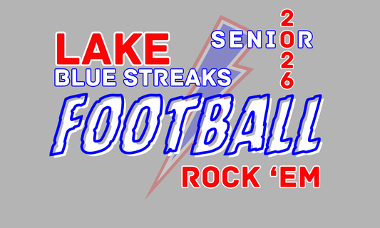 Lake Senior Football Player Roster Tshirt