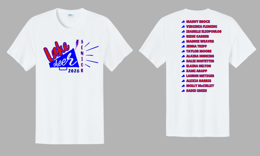 Lake Senior Cheer Roster Tshirt
