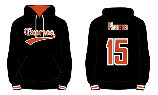 Lake Express Freeman Sublimation Performance Long Sleeve with Hood