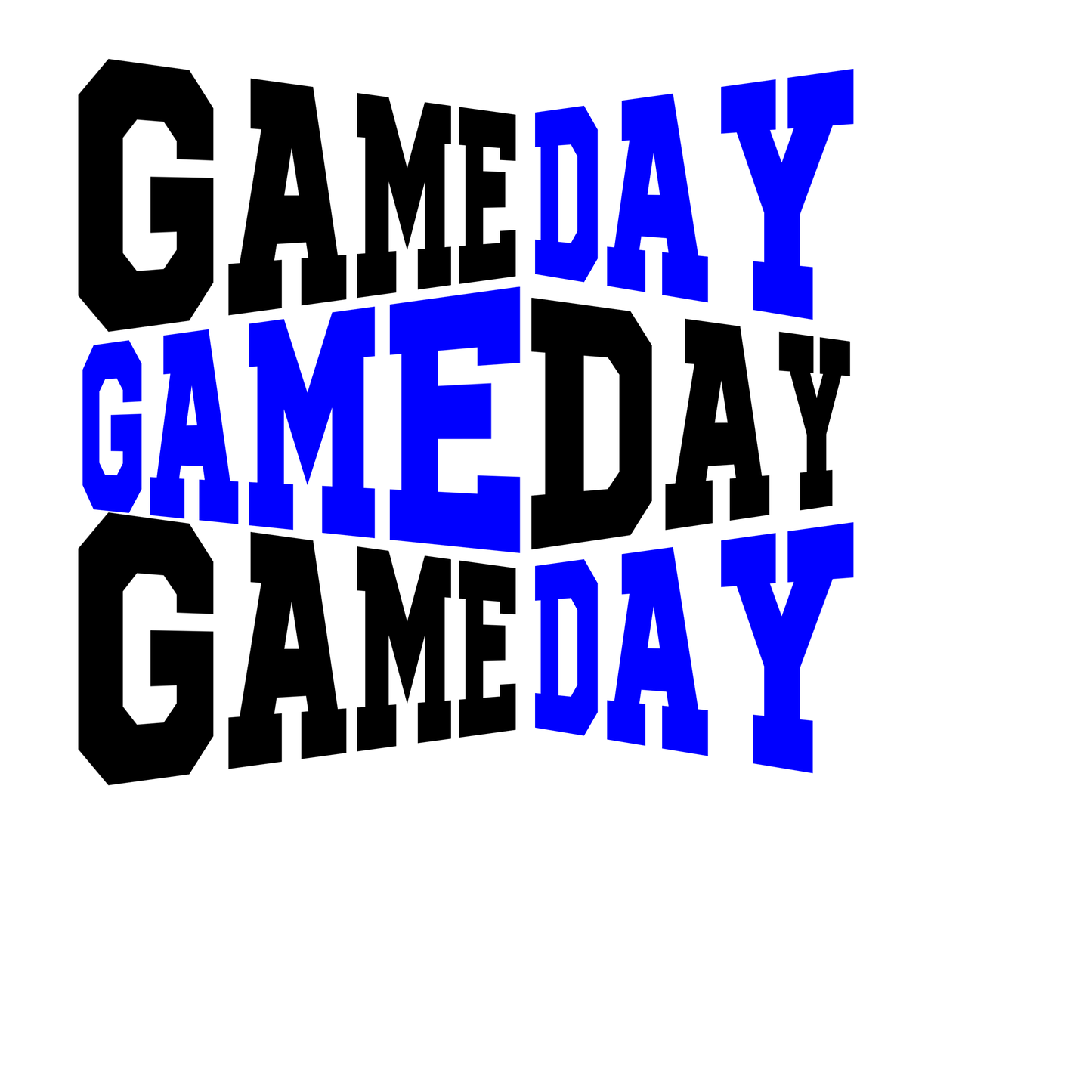 Ball Park Custom Game Day Game Day Game Day