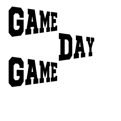 Ball Park Custom Game Day Game Day Game Day