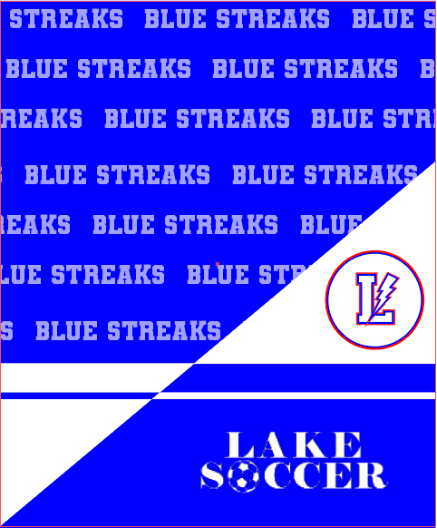 Lake HS Soccer Blanket