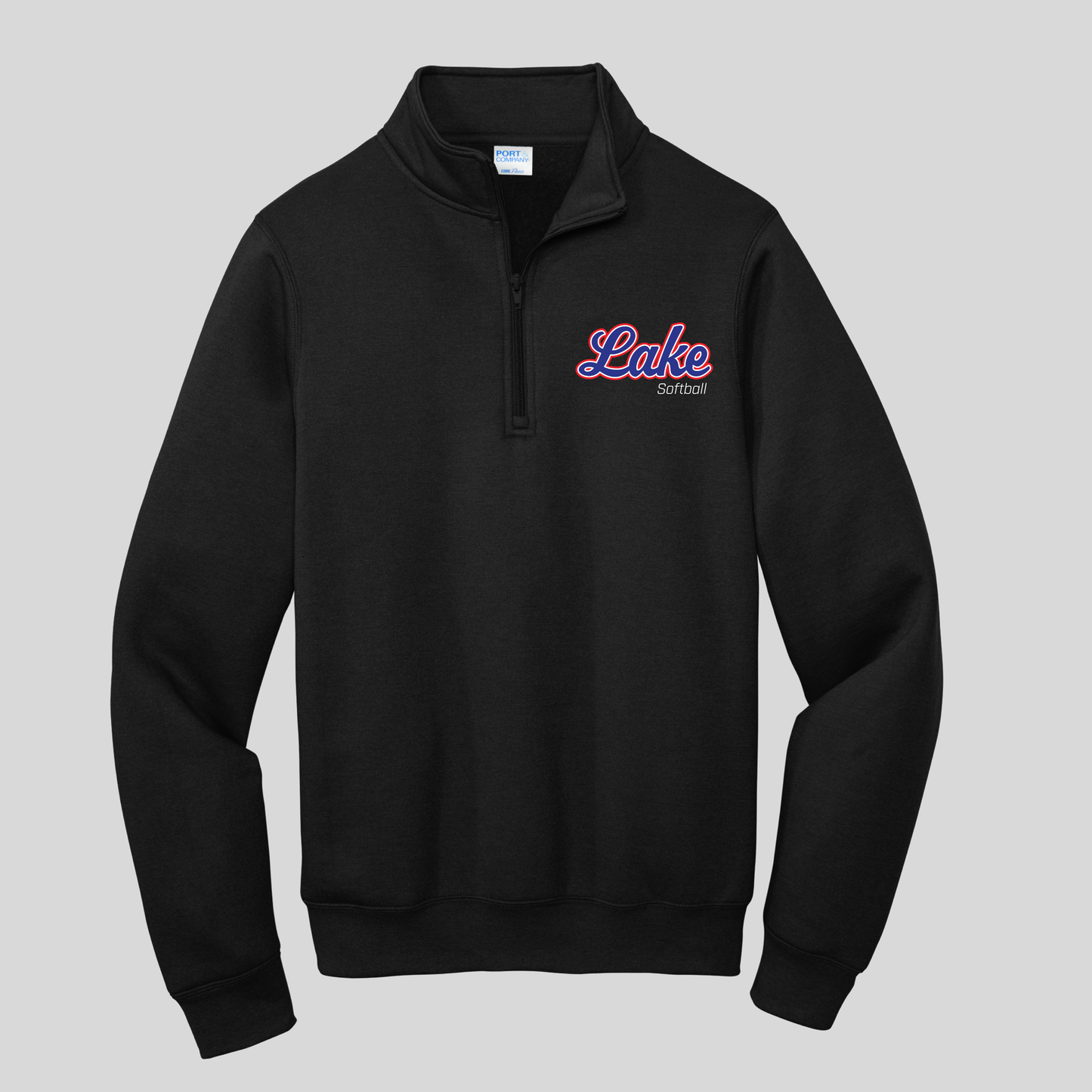 Lake HS Softball Quarter Zip Sweatshirt