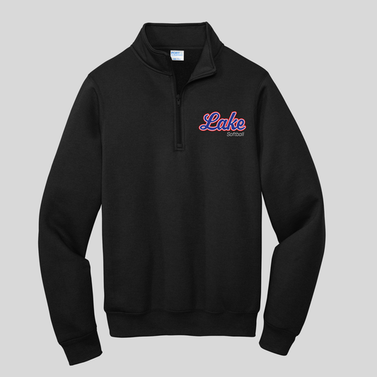 Lake HS Softball Quarter Zip Sweatshirt