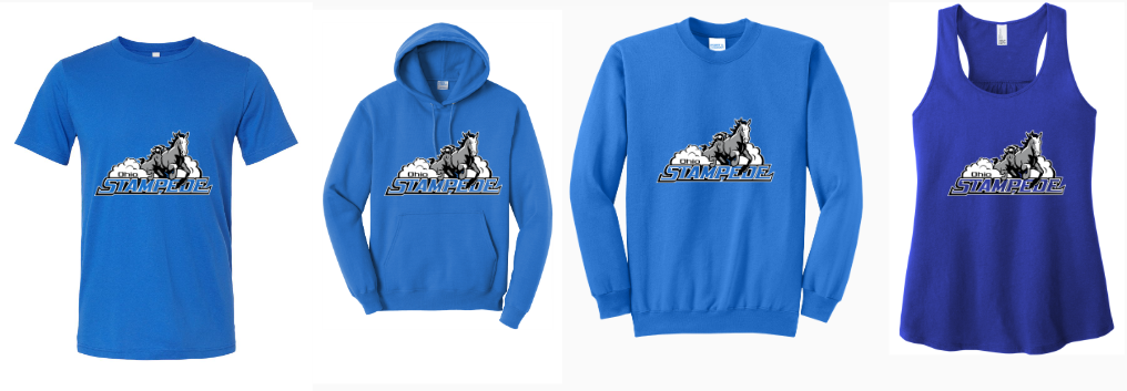 Stampede Organization Blue Clothing Design